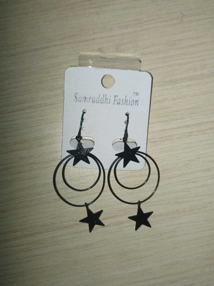 Star Drop Earrings