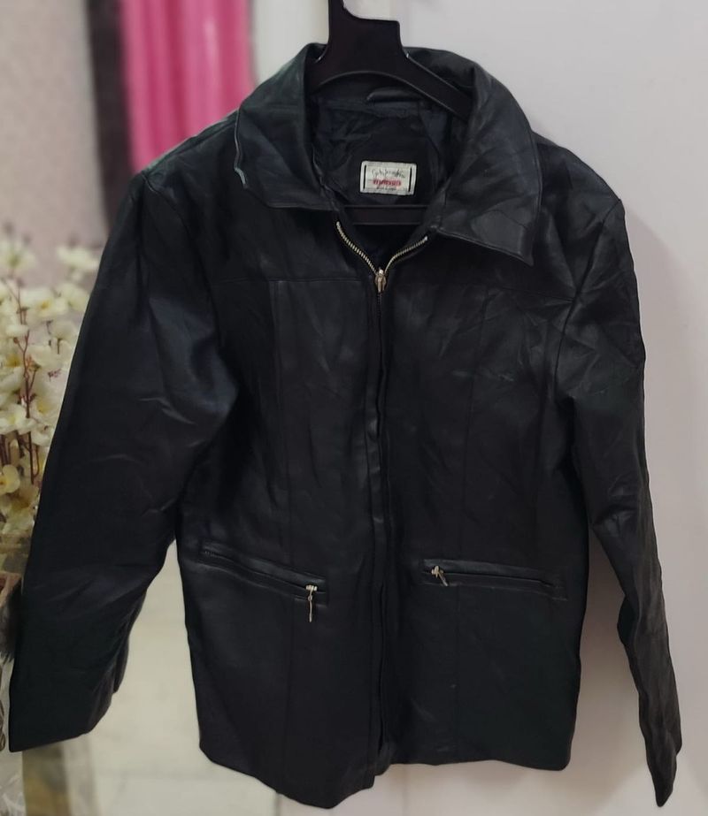 Stylish Black Leather Jacket