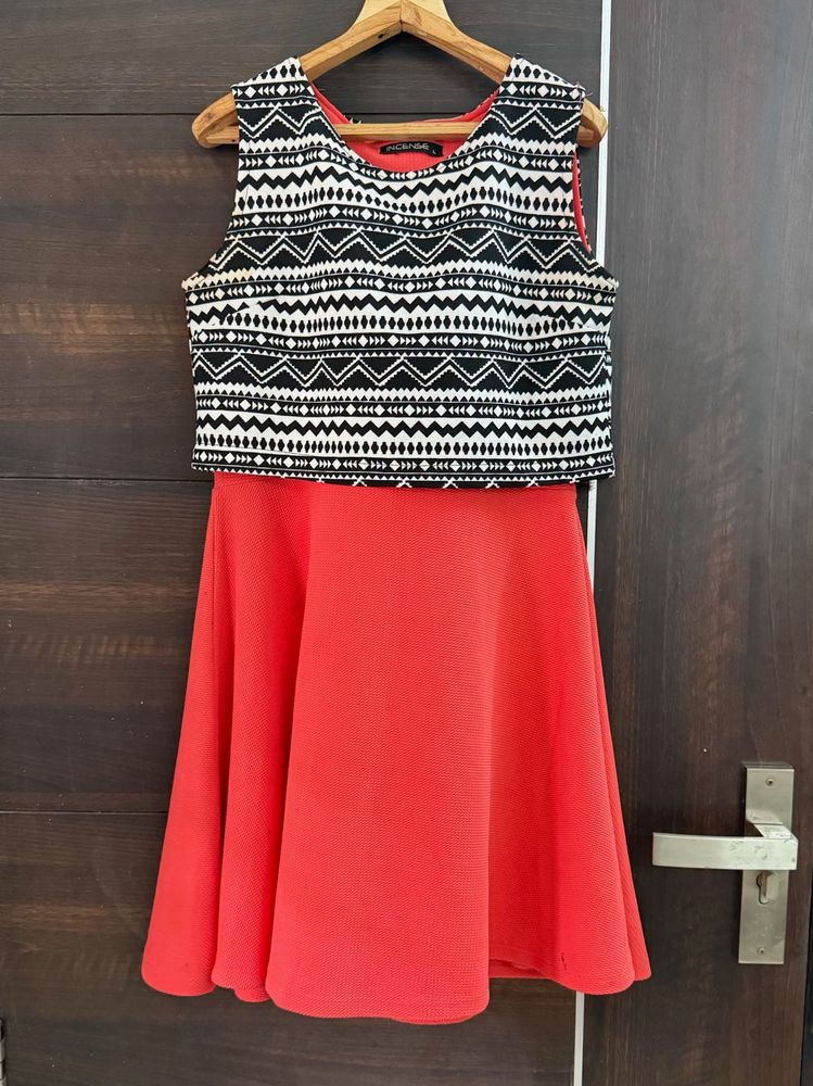 Abstract Mini Dress