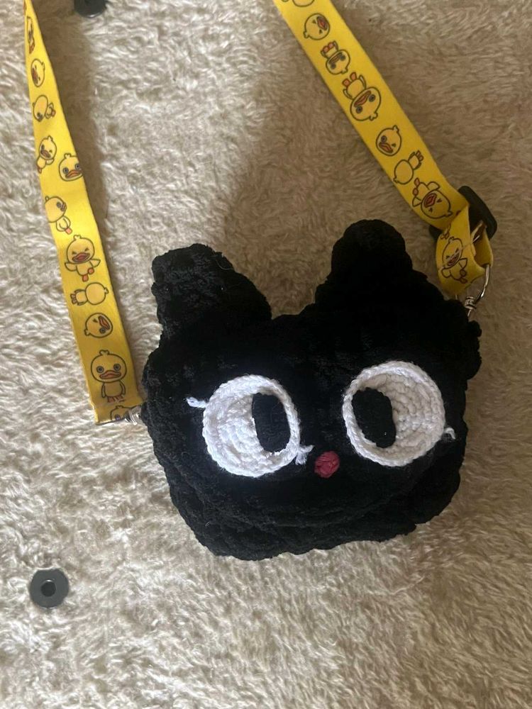 Cute Cat Crossbody Bag For kids