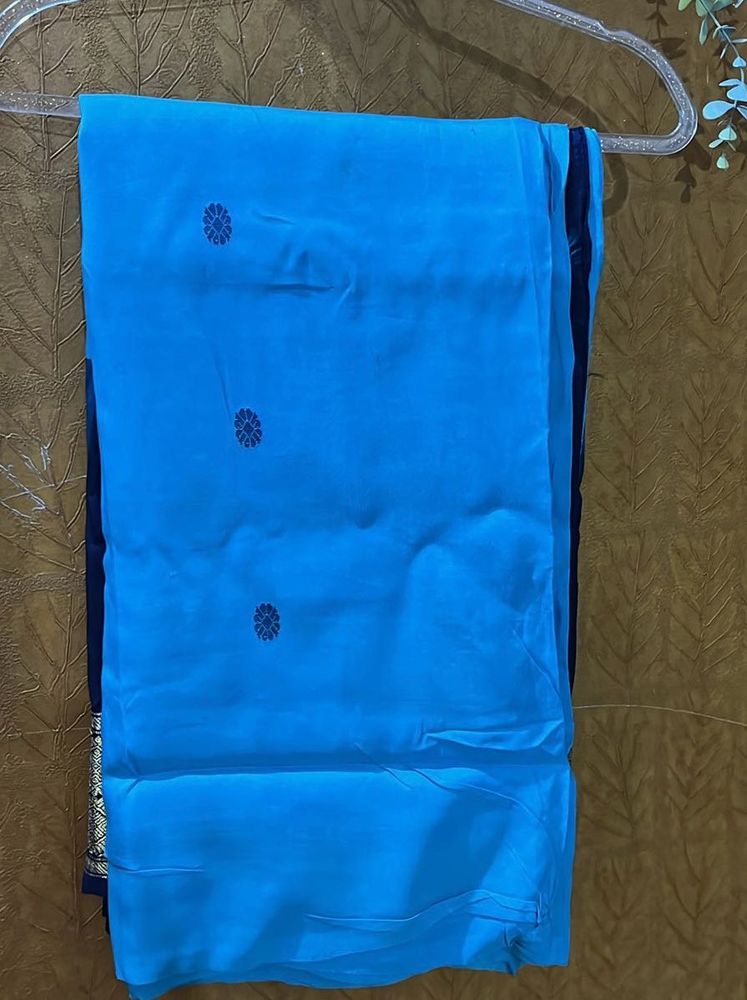 Blue Silk Saree