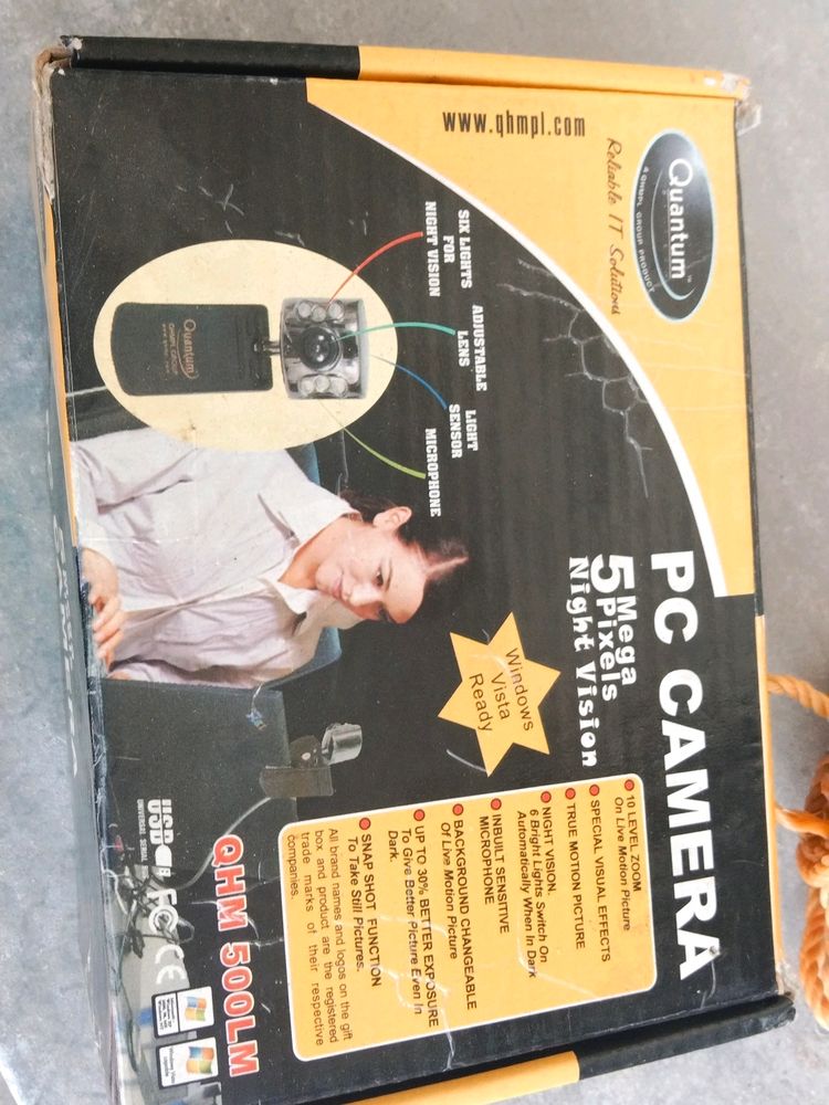 Quantum Web Camera 5 Mega Pixel Working With Cds