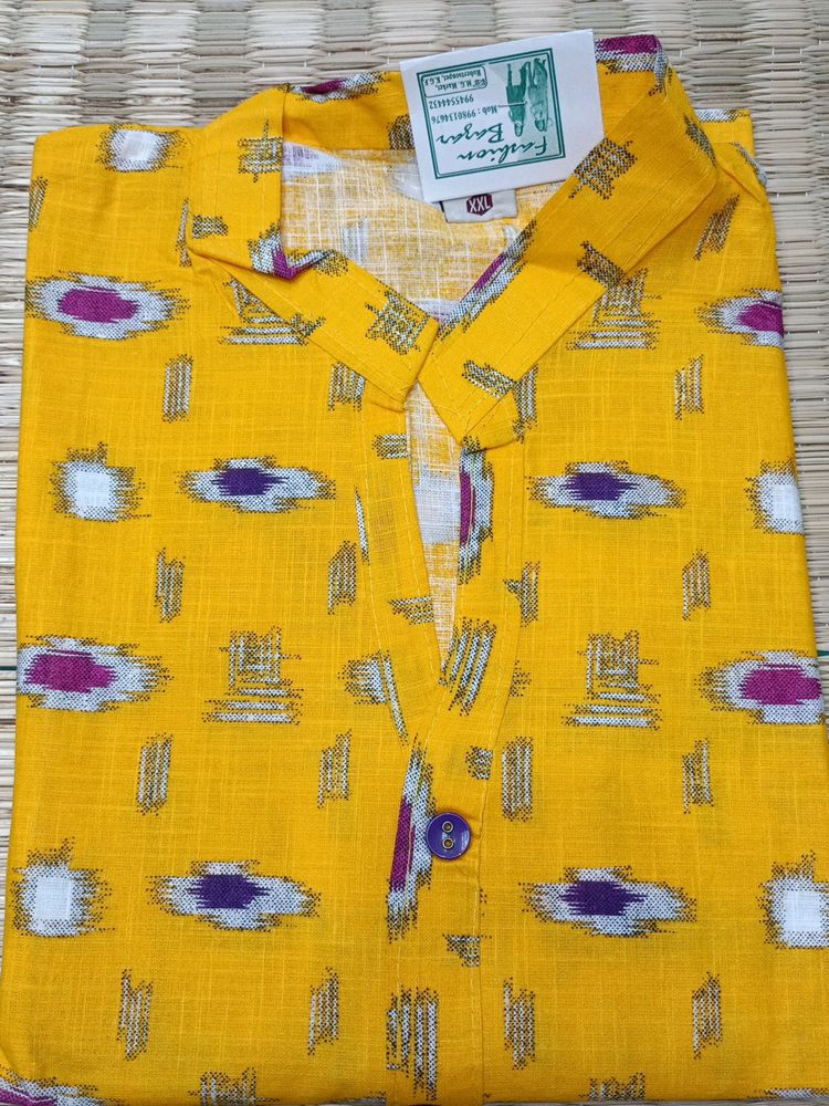 COTTON KURTI SIDE CUT (SIZE:XL)
