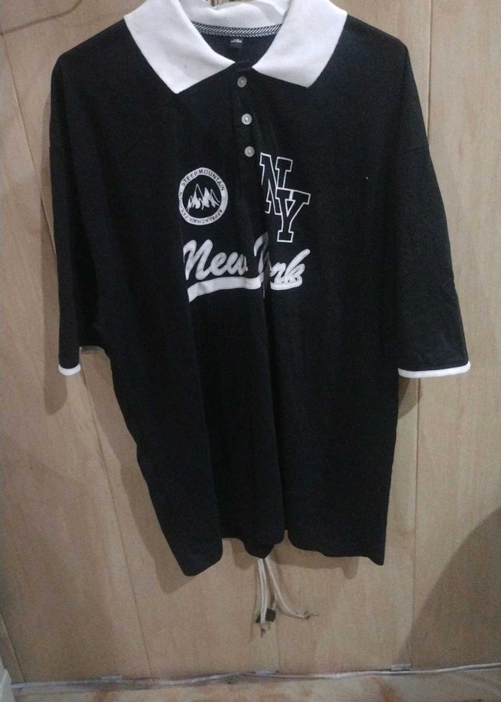 Black Polo T-Shirt | Unisex (Men &amp; Women)