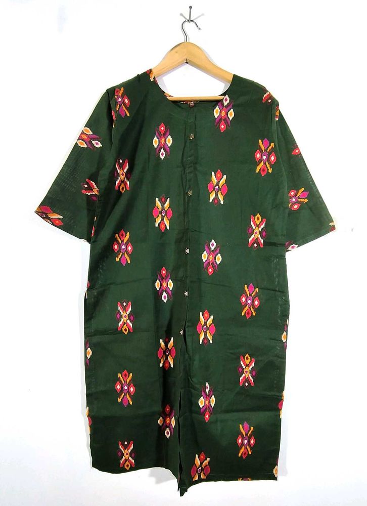 New Green Printed Kurta (Women&#39;s)