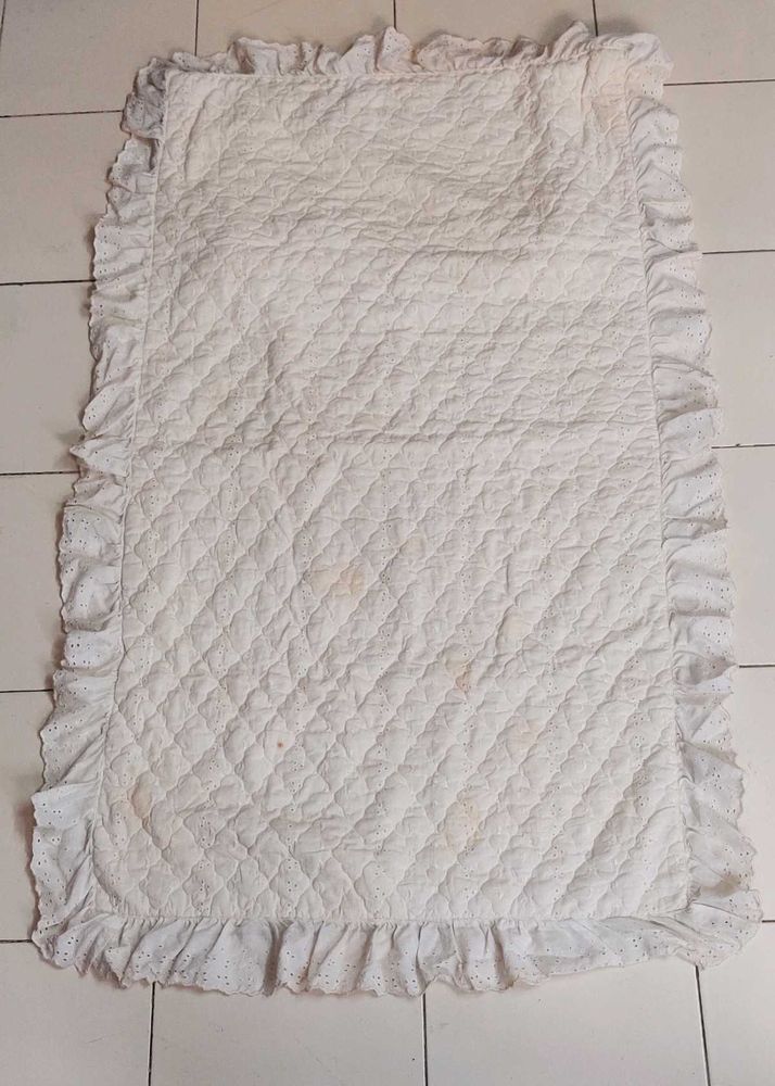 Kids Ruffle Quilt Baby&#39;s Blanket Rajai Matress