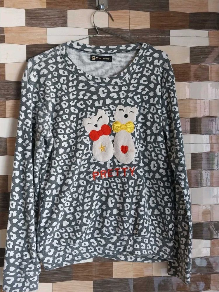 Cute Animal Print Sweatshirt