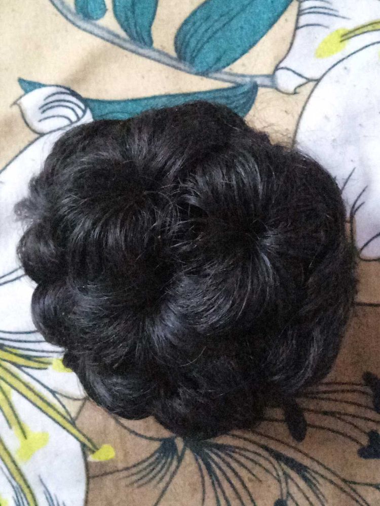 Black Hair Bun