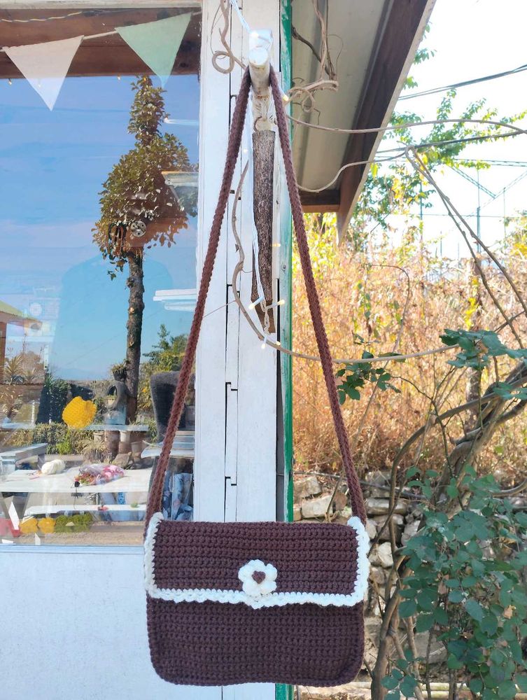 Handmade Crochet Shoulder Bag