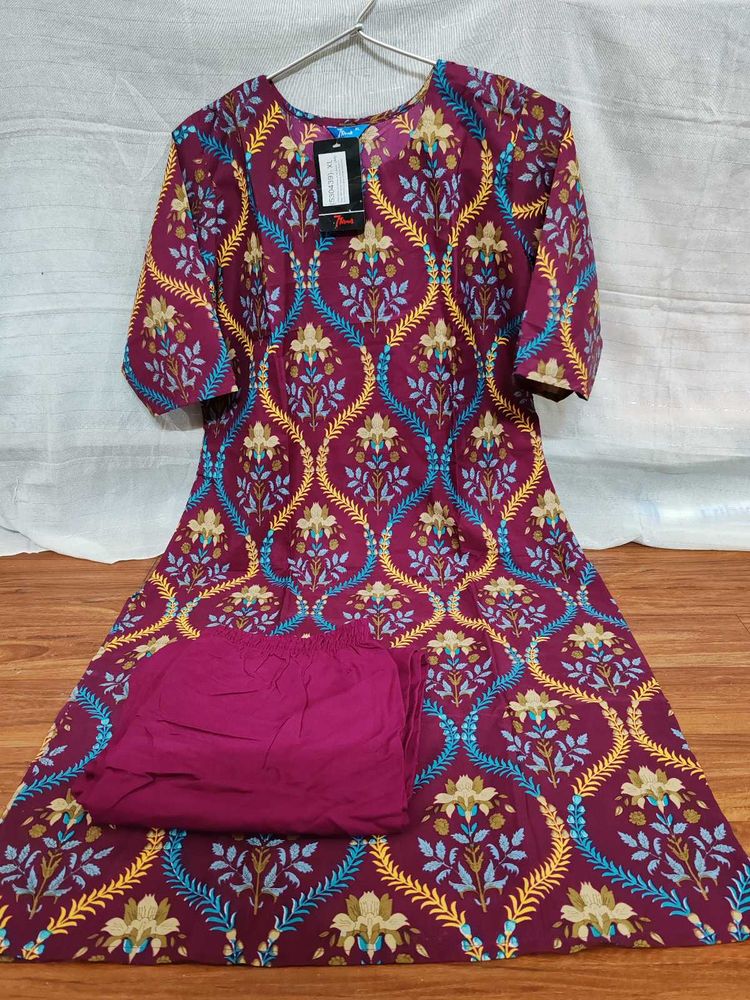 New Floral Kurta Set