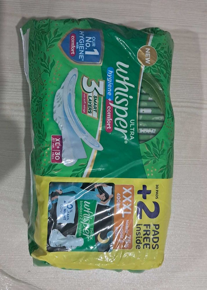 Whisper Ultra XL+ 25 Pads