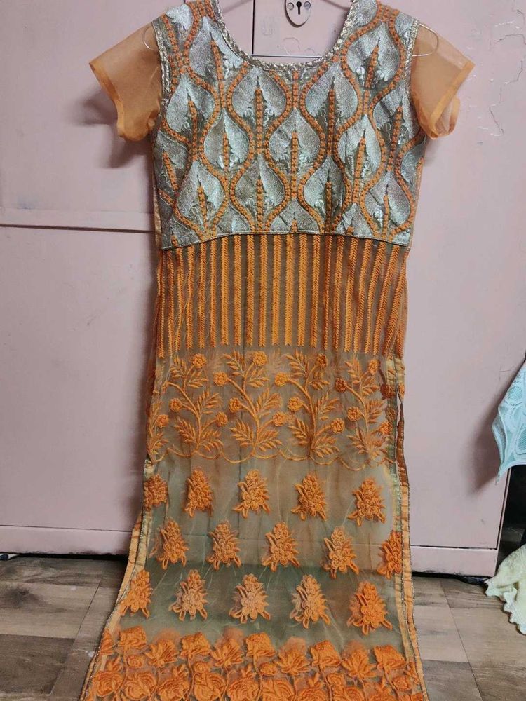 🧡 Orange Suit With Inner And Duppata 🧡