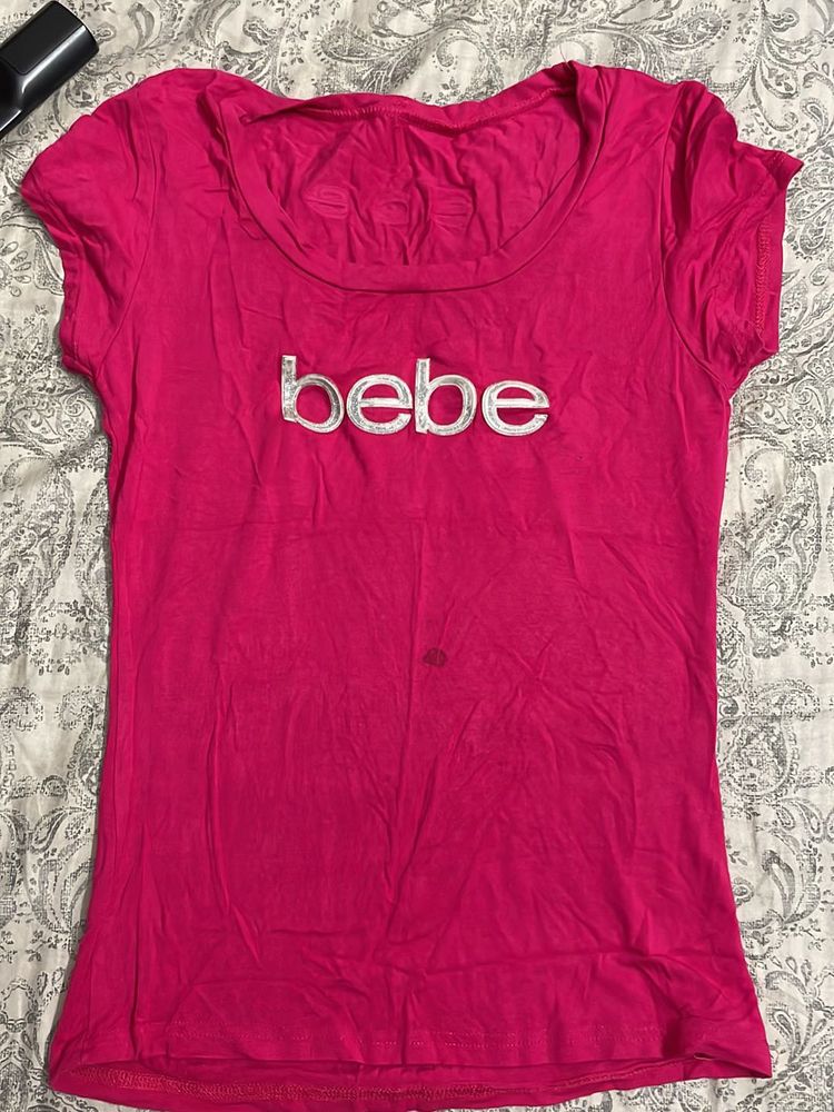 Bebe Pink Tee