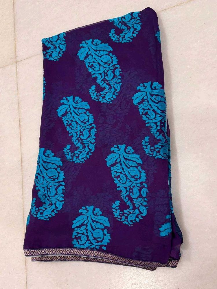 Paisley Purple Saree