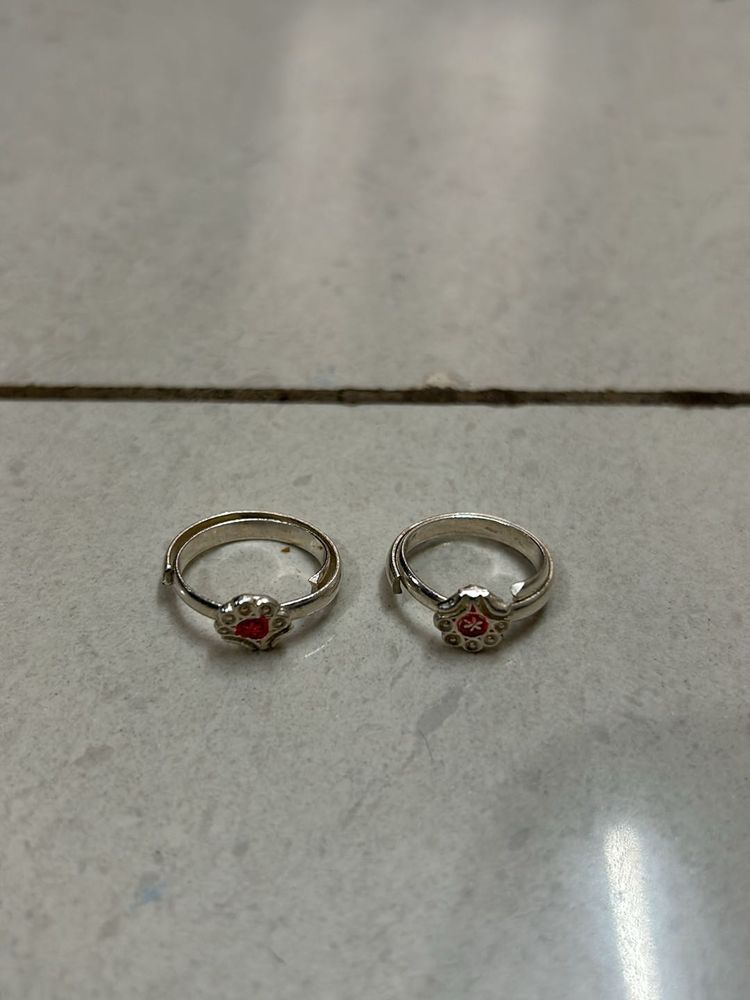 NEW PURE SILVER TOE RINGS