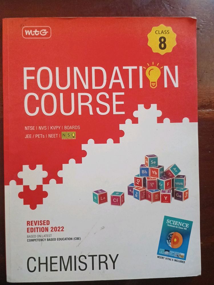 Mtg Foundation Course Book For Class 8th