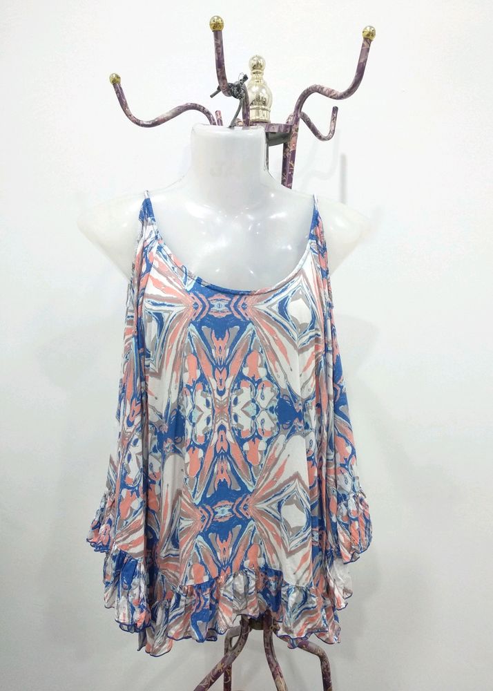 Cold Shoulder Bell Sleeves Top
