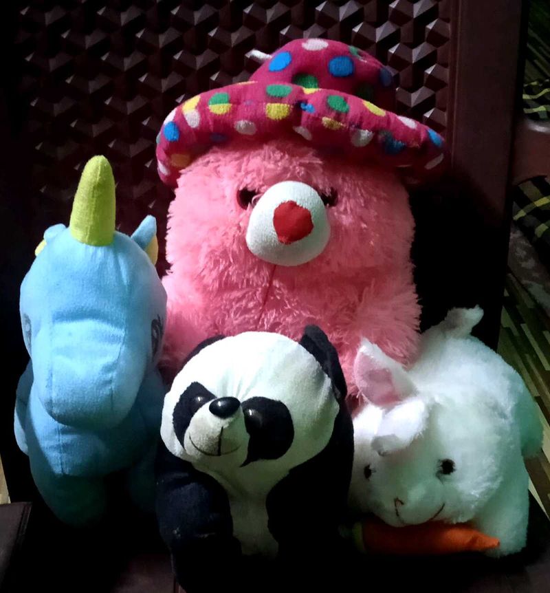 Adorable Plush Toy Collection - Unicorn, Panda, Bu