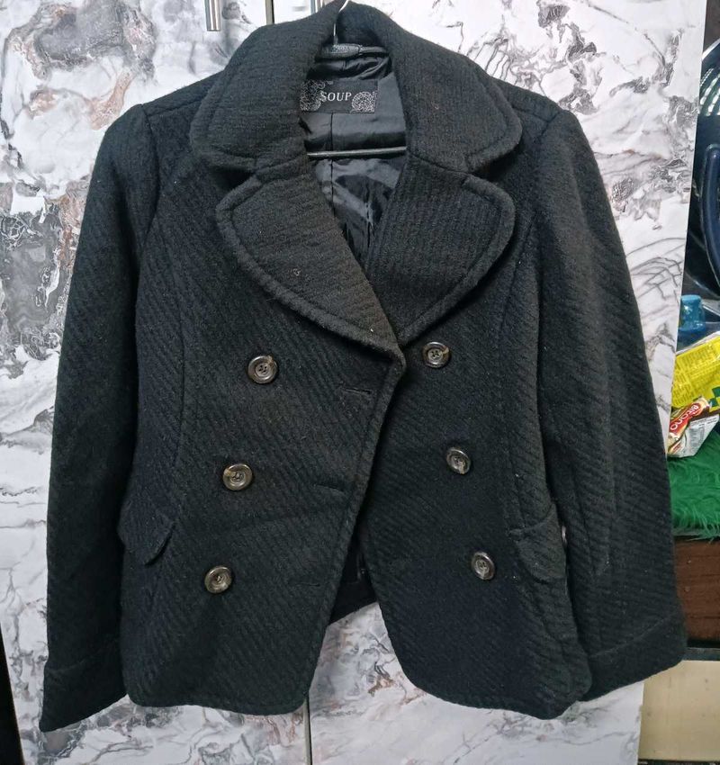 Soup Black🇲🇾 Double Breasted Coat