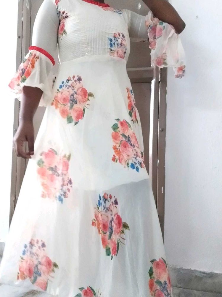 Floral Print Maxi Dress