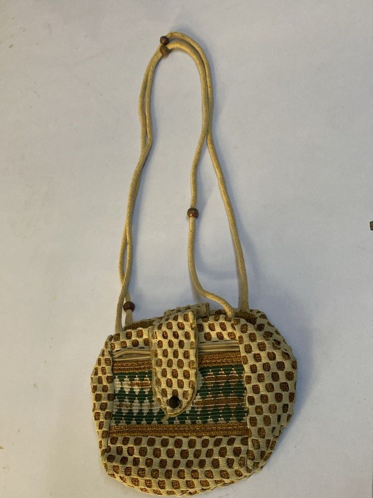Jute Woven Sling Bag