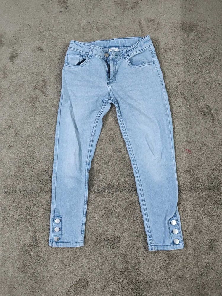 Girls&#39; Light Wash Denim Jeans
