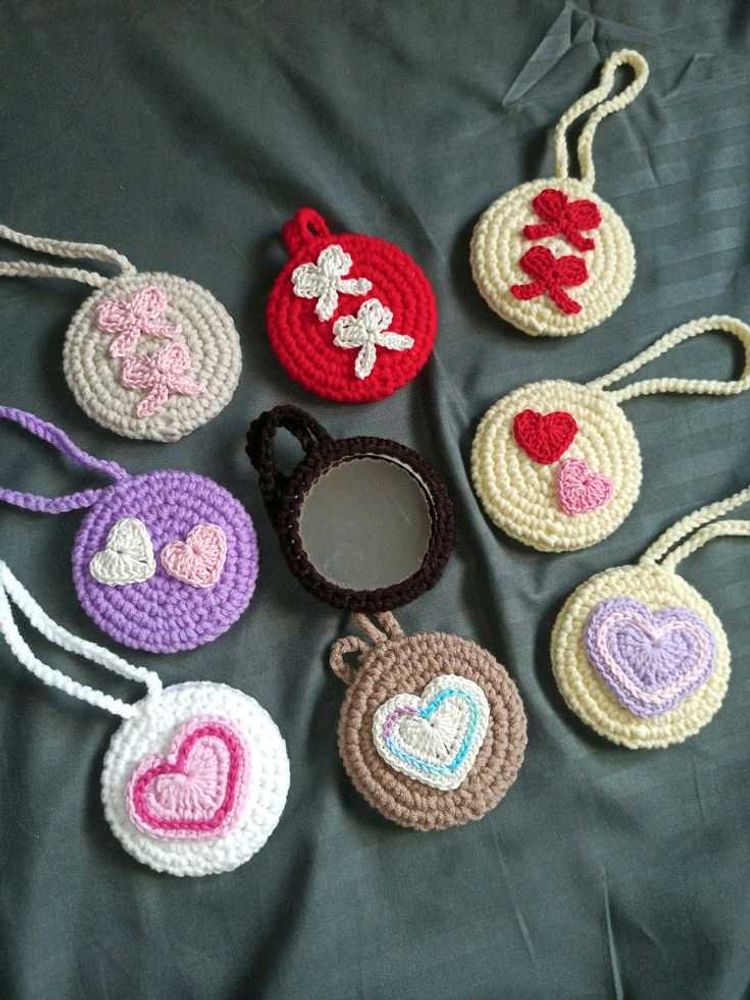 Crochet decorative mini Mirror