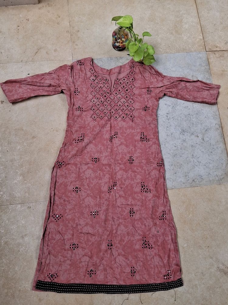 Pink Kurta