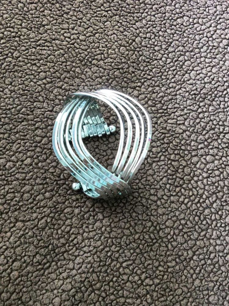 Silver Tone Bangle Bracelet