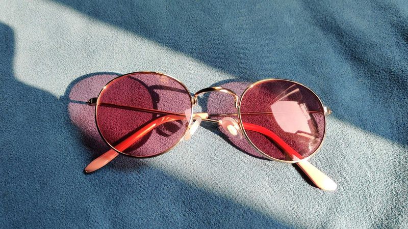 Round Pink Sunglasses