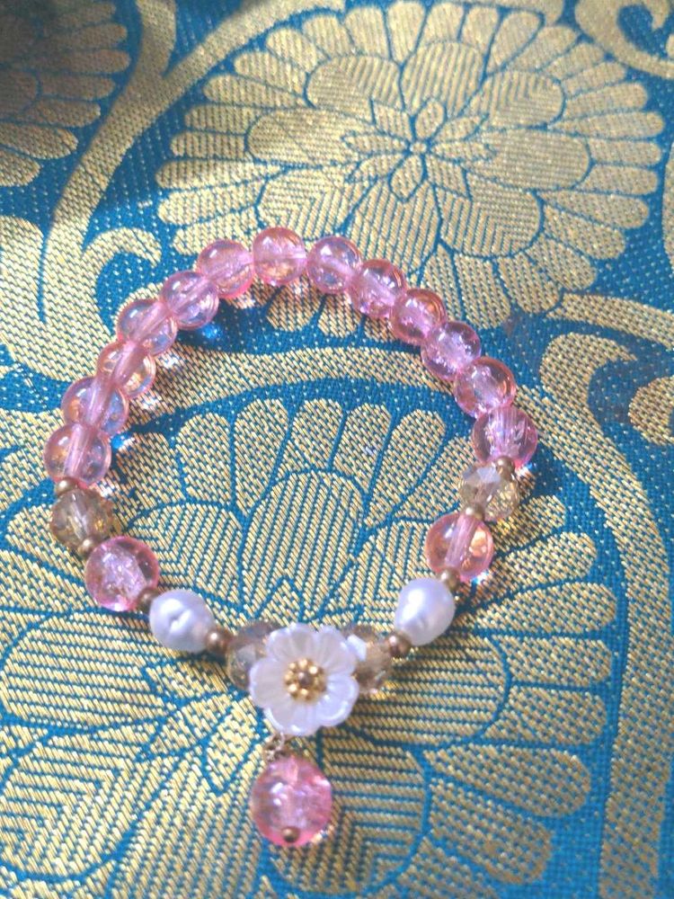 Pink Beaded Bracelet