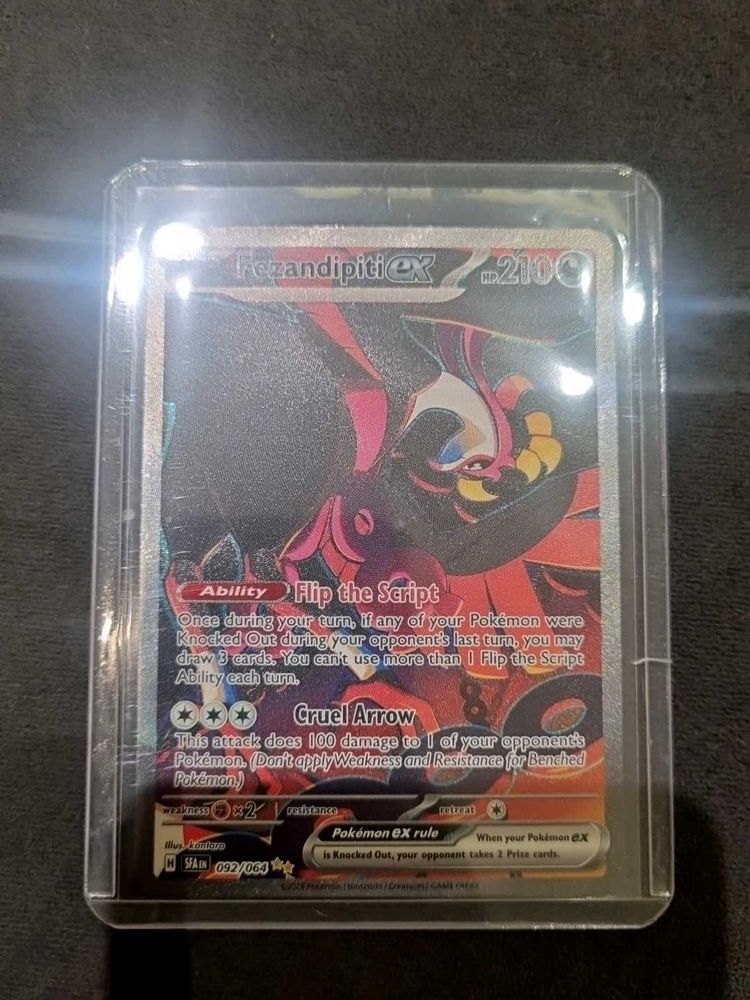 Rare Fezandipiti EX Card