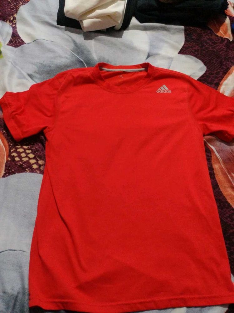Adidas Climalite Red T-Shirt
