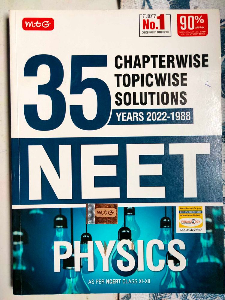 MTG 35 Years Chapterwise PYQs Physics Book