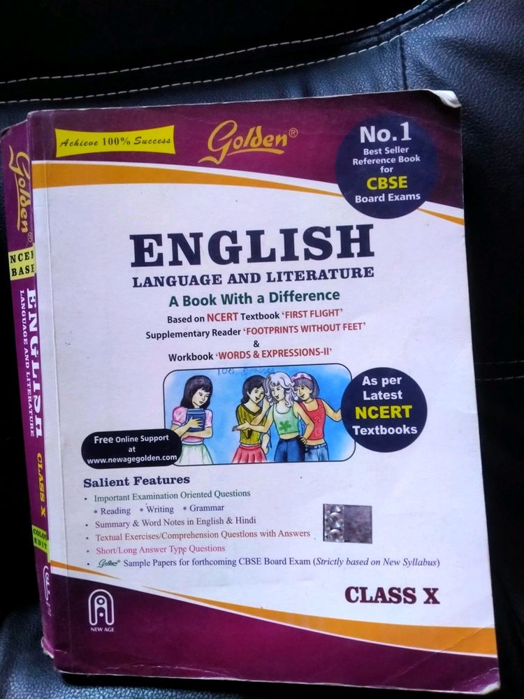 Golden English guide for class 10 CBSE(not a latest one)