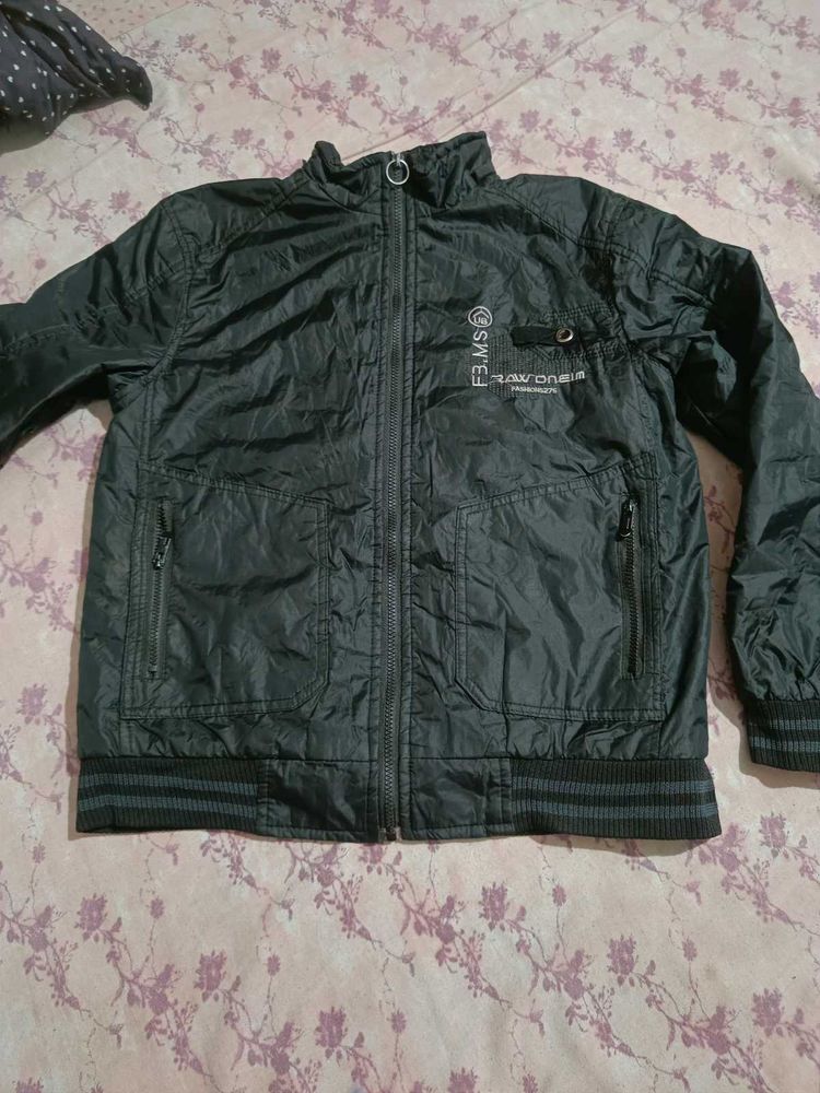 Men's Black Casual Jacket