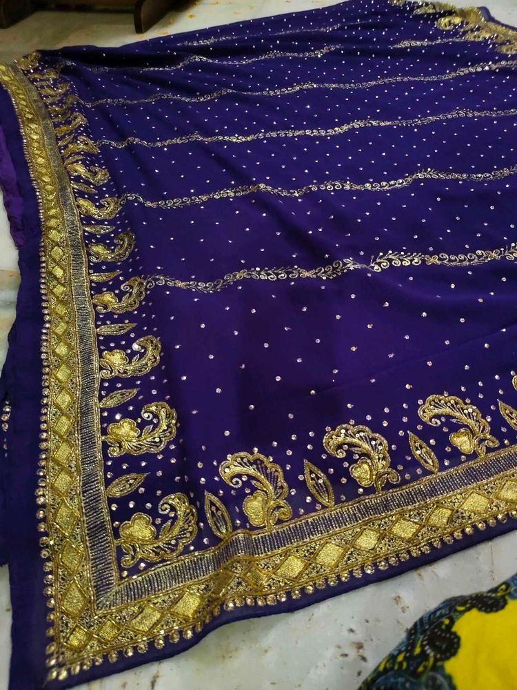 aari tari heavy work saree 😍🔥