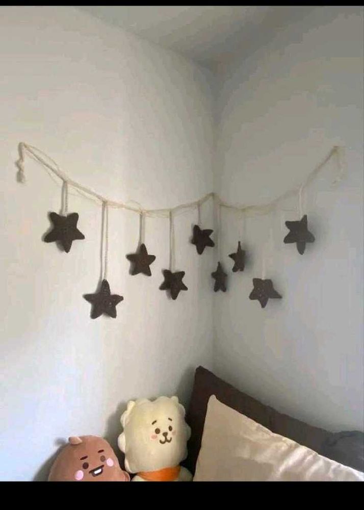 Crochet Star Wall Decor