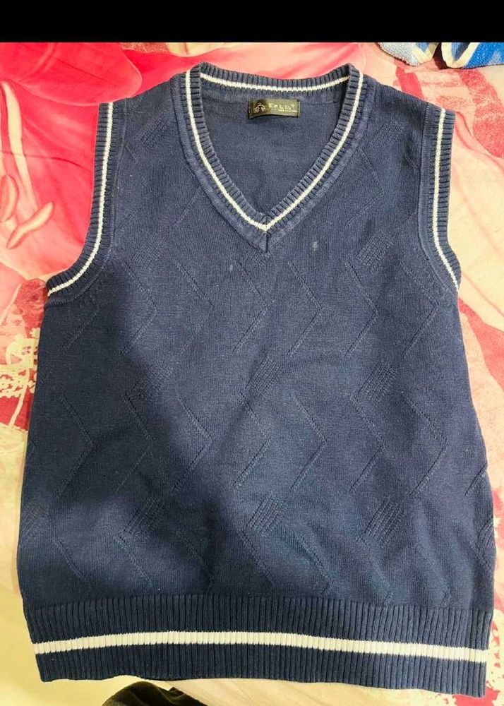 Navy Blue Sweater Vest