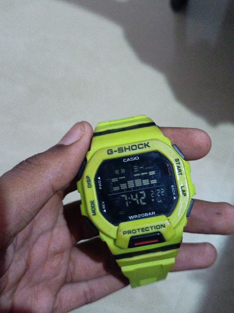 G-shock Neon Green Watch Good Quality