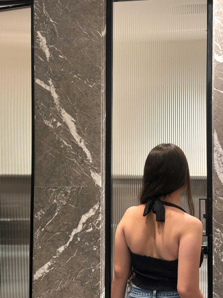 black Neck wrap top