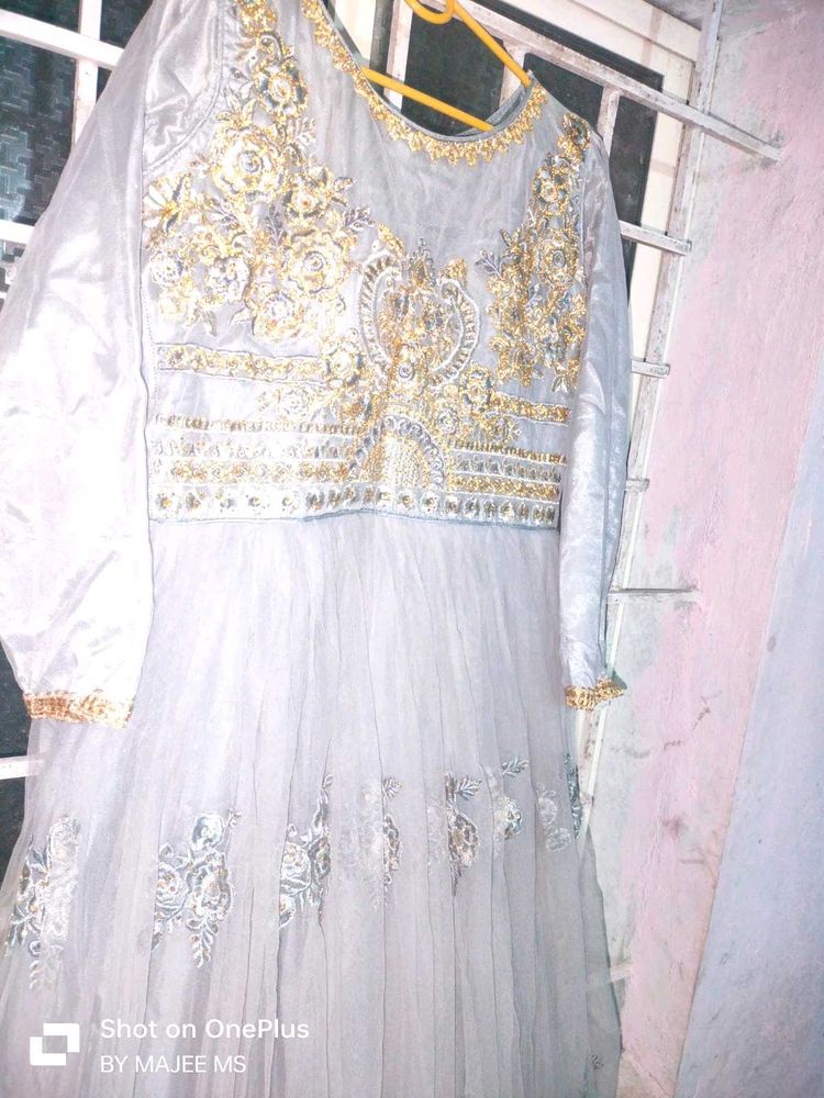 Elegant Embroidered Pakistani Dress