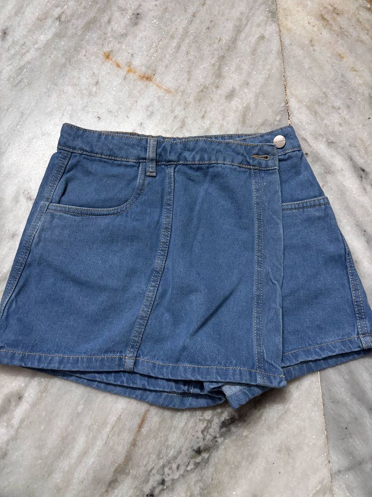 Freakins Denim Skorts