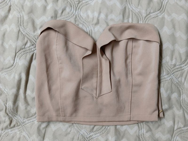 Strapless Crop Top