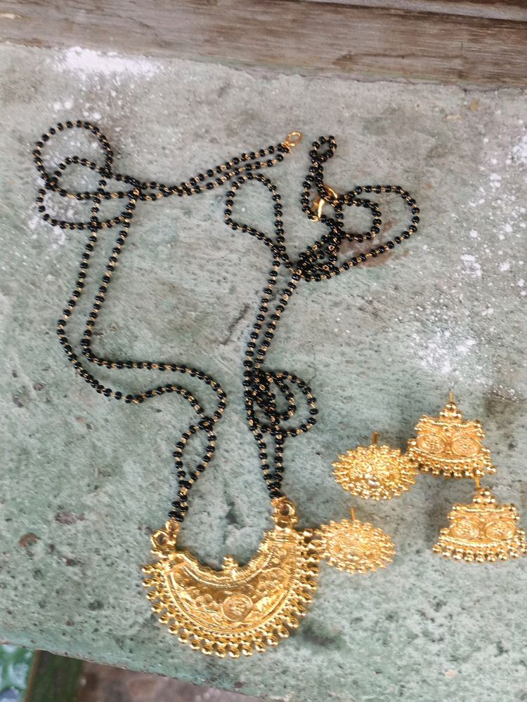 Mangalsuthra With Earrings