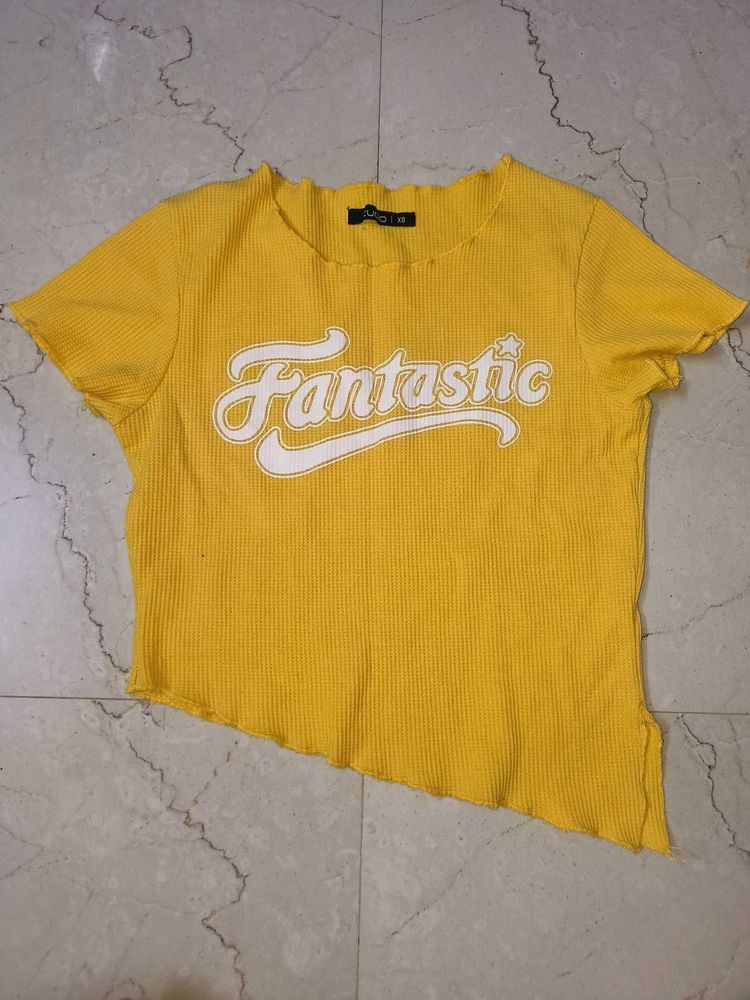 Yellow Cross Top