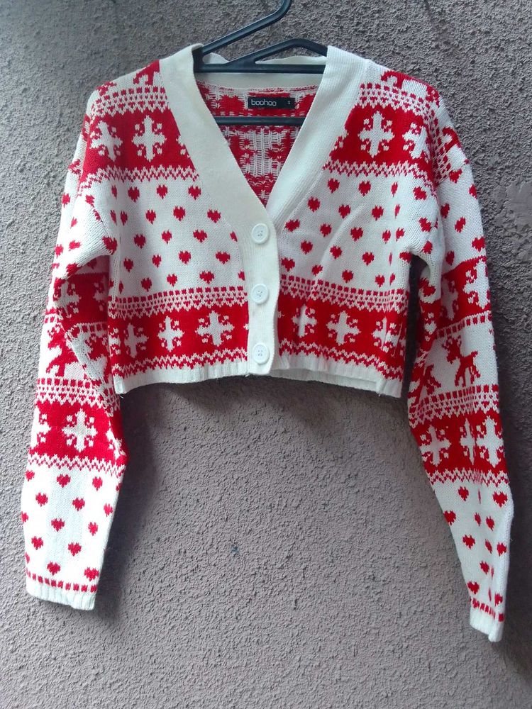 Fancy Cropped Cardigan