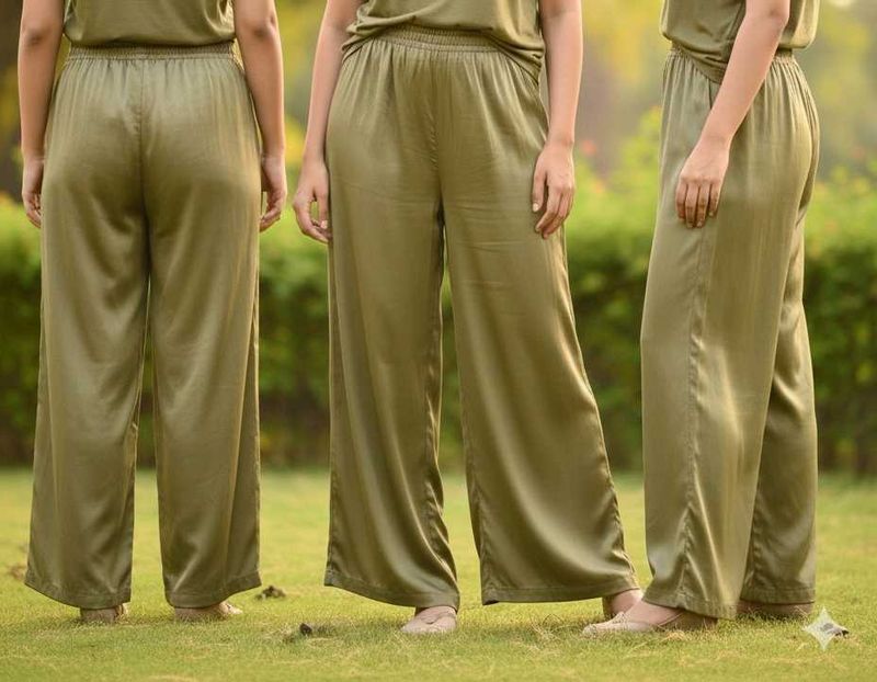 Olive Green Palazzo Pants