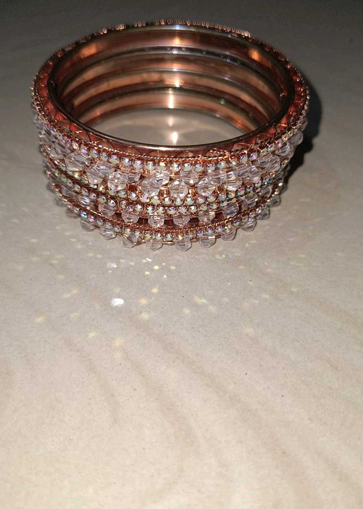 Crystal Beaded Bangles