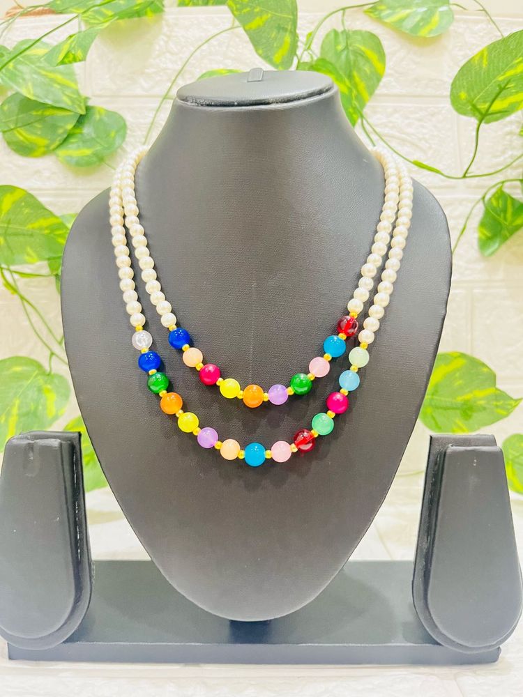 ✨ Double Layered Rainbow Necklace ✨